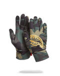 GOLD STENCIL CAMO GLOVES
