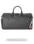 SHARKS IN PARIS (BLACK CHECKERED EDITION) DUFFLE