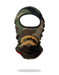GOLD KNIT SHARK MOUTH SKI MASK