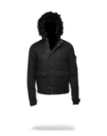 SOLID BLACK CHOPPER JACKET