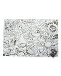 SPRAYGROUND HUGE COLORING POSTER 39x27 & MARKERS INCLUDED