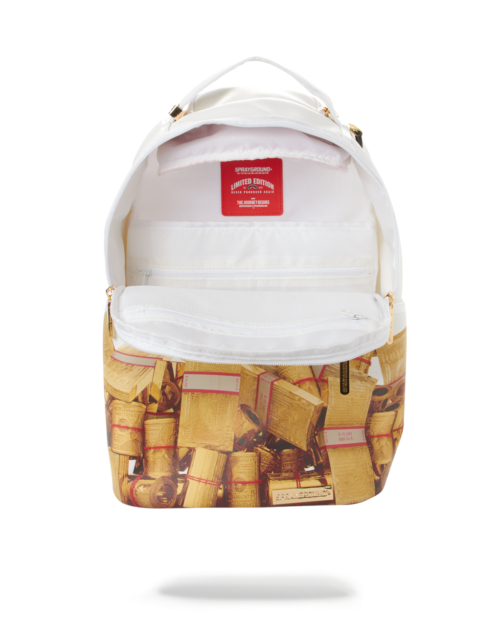 GOLD MONEY BRICKS DLXV BACKPACK