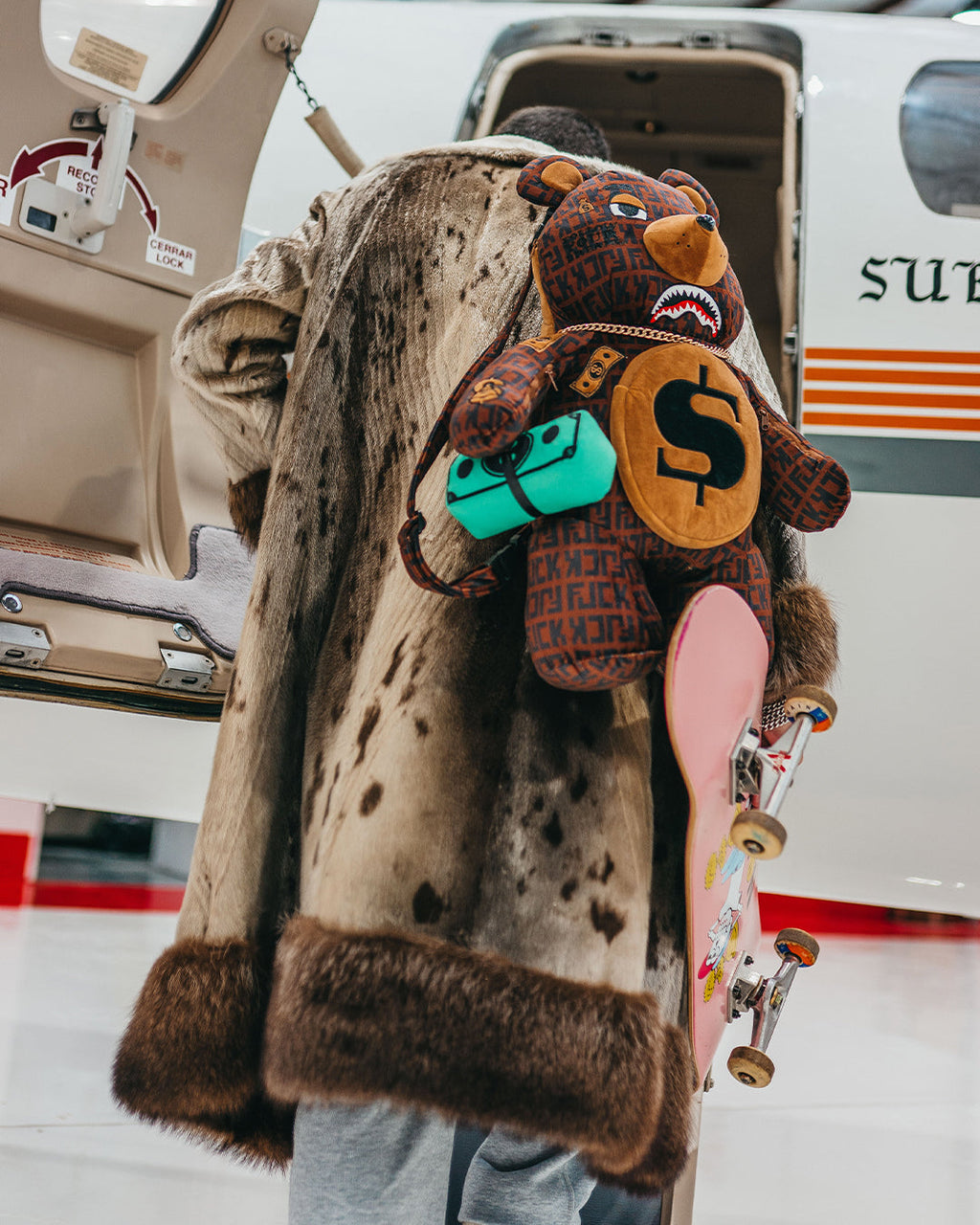 OFFENDED MONEYBEAR TEDDYBEAR BACKPACK
