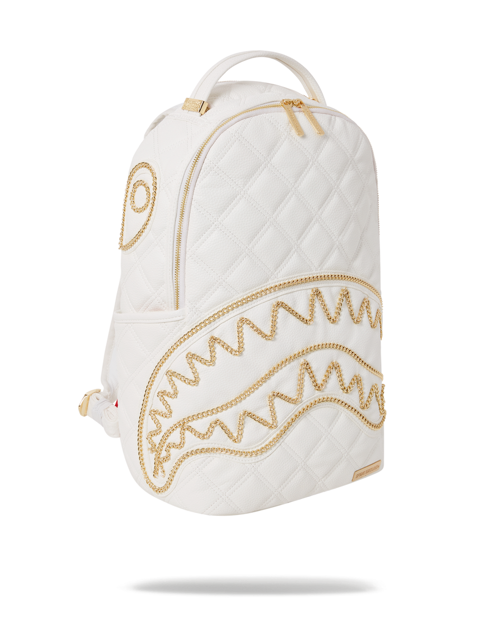 RIVIERA LE BLANC GOLD CHAIN SHARK BACKPACK (DLXV)