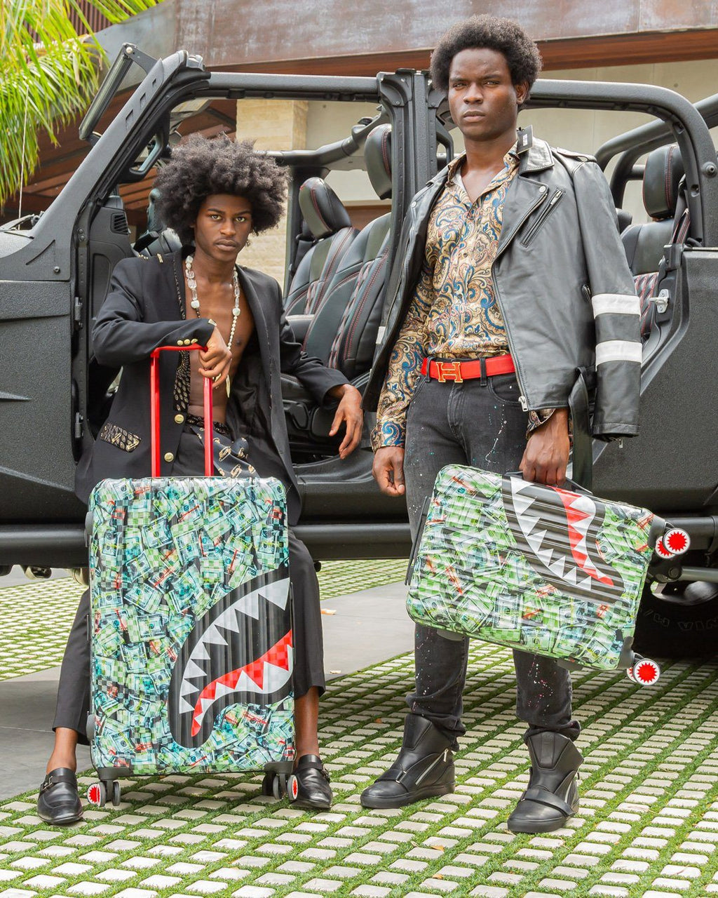 MAMA I MADE IT SHARKNAUTICS HARDSHELL CARRY-ON LUGGAGE