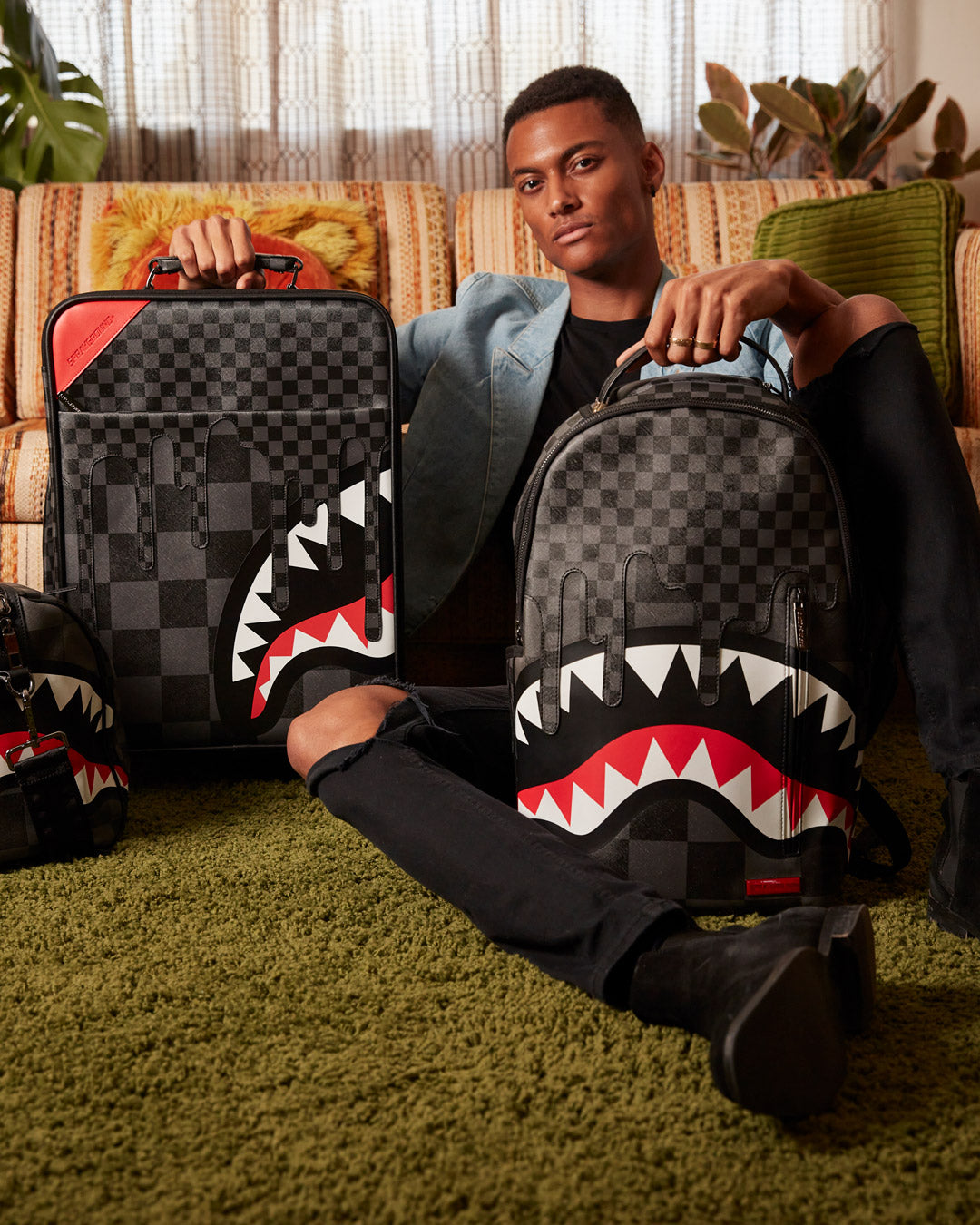 XTC GREY SHARKS IN PARIS JETSETTER CARRY-ON LUGGAGE