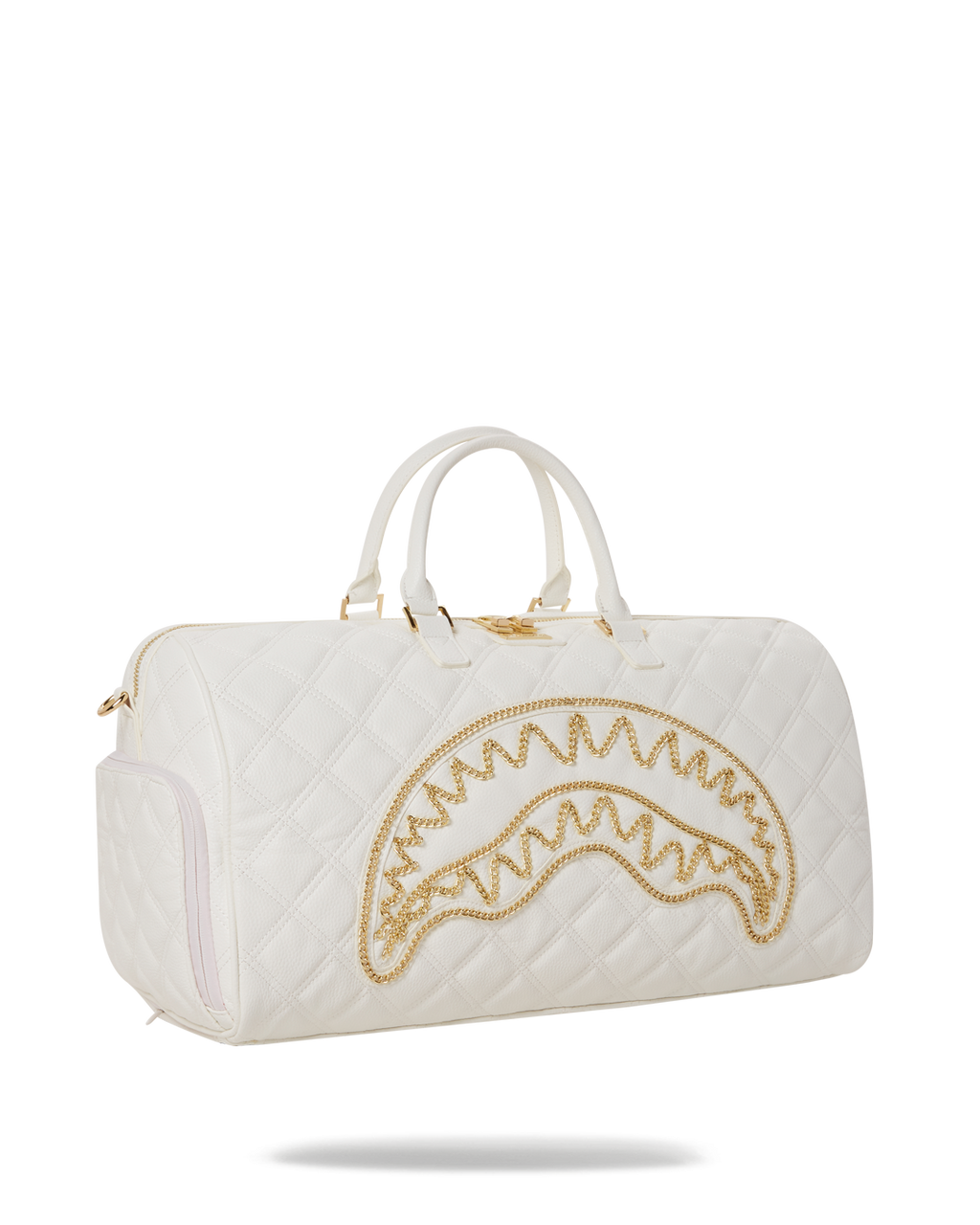 RIVIERA LE BLANC GOLD CHAIN SHARK DUFFLE