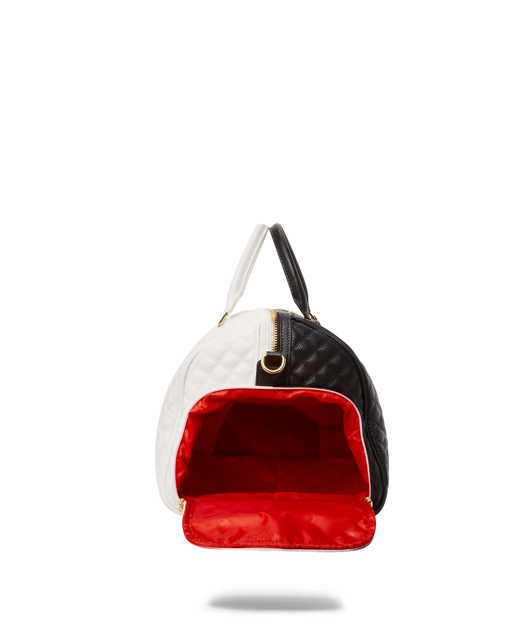 LEVELED UP SPLIT QUILT SHARK DUFFLE