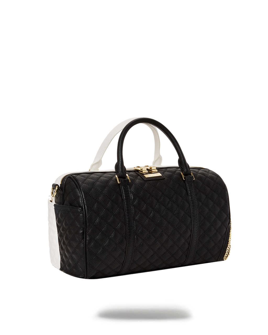 LEVELED UP SPLIT QUILT SHARK MINI DUFFLE