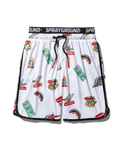 PATCH ALL-IN CORTO SWIM TRUNKS (WHITE)