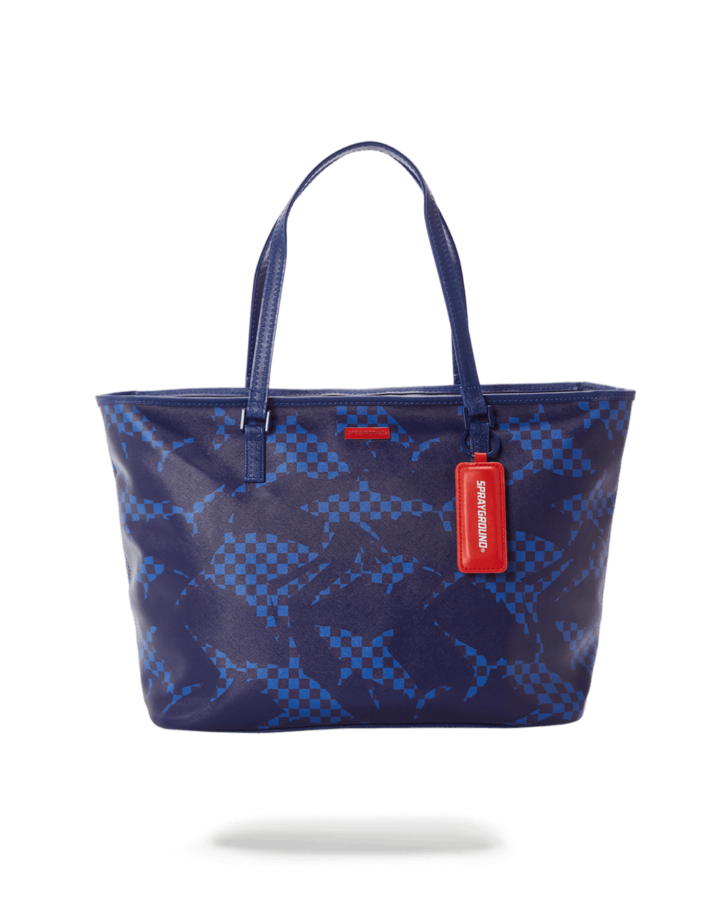 SHARK CHECK (BLUE) TOTE