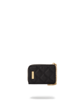 NOIR QUILT GOLD CHAIN SHARK WALLET